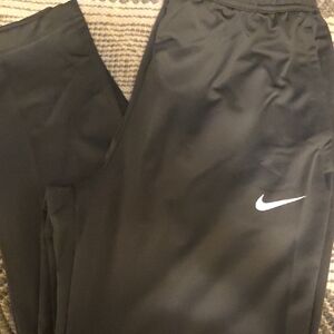 Nike Black Track Pants with White Logo